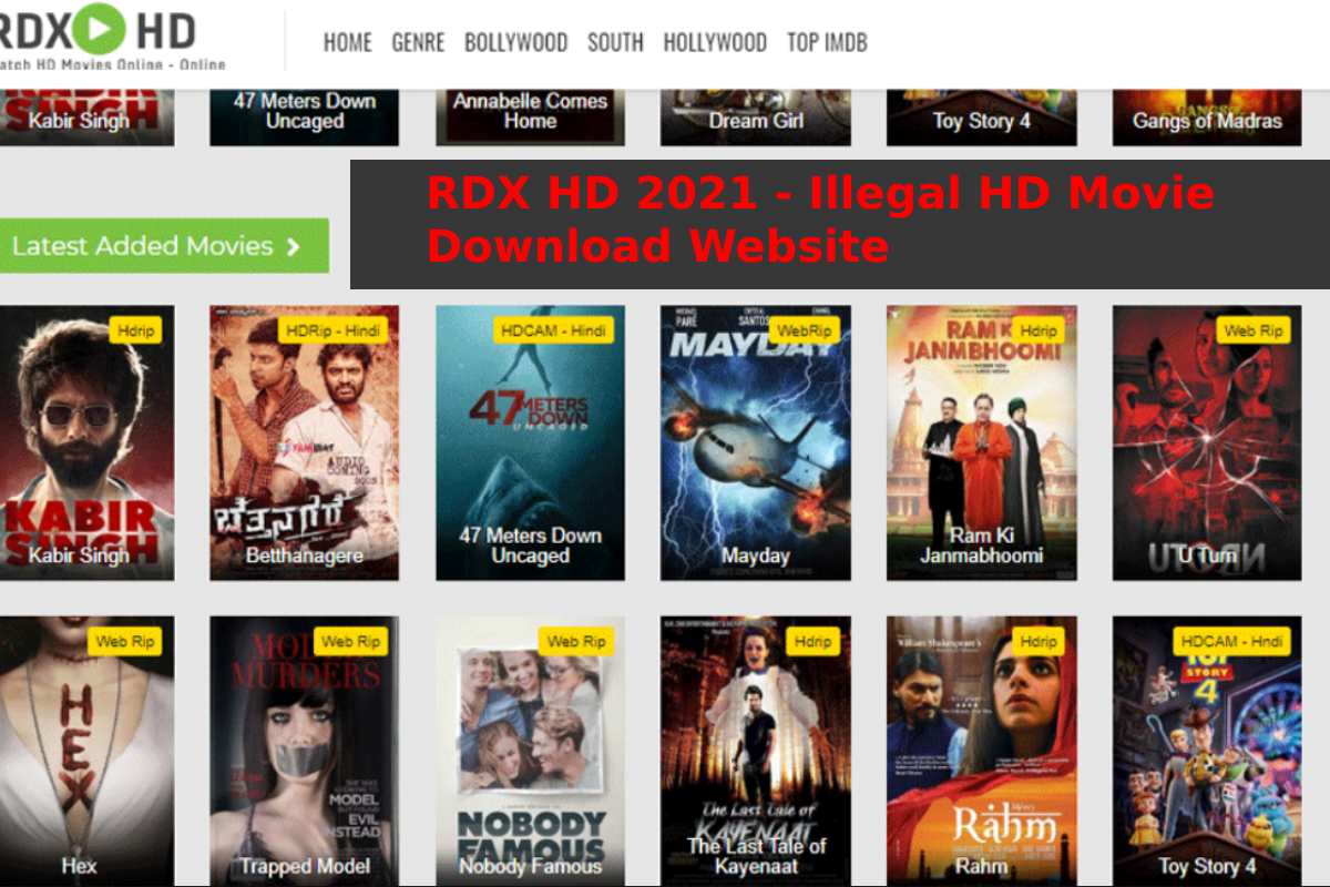 illegal movie websites